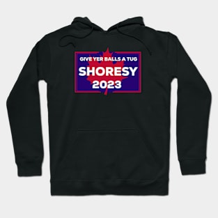 Letterkenny Shoresy for prime minister 2023 - red and blue Hoodie